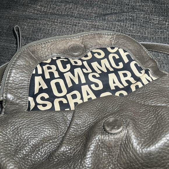 Marc By Marc Jacobs Gray Pebbled Leather Crossbody Bag Classic Workwear - Picture 5 of 10